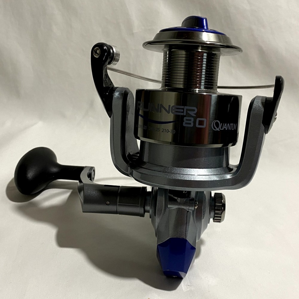 Quantum Blue Runner Spinning Reel BLR80 – Anglers Paradise Reel Repair
