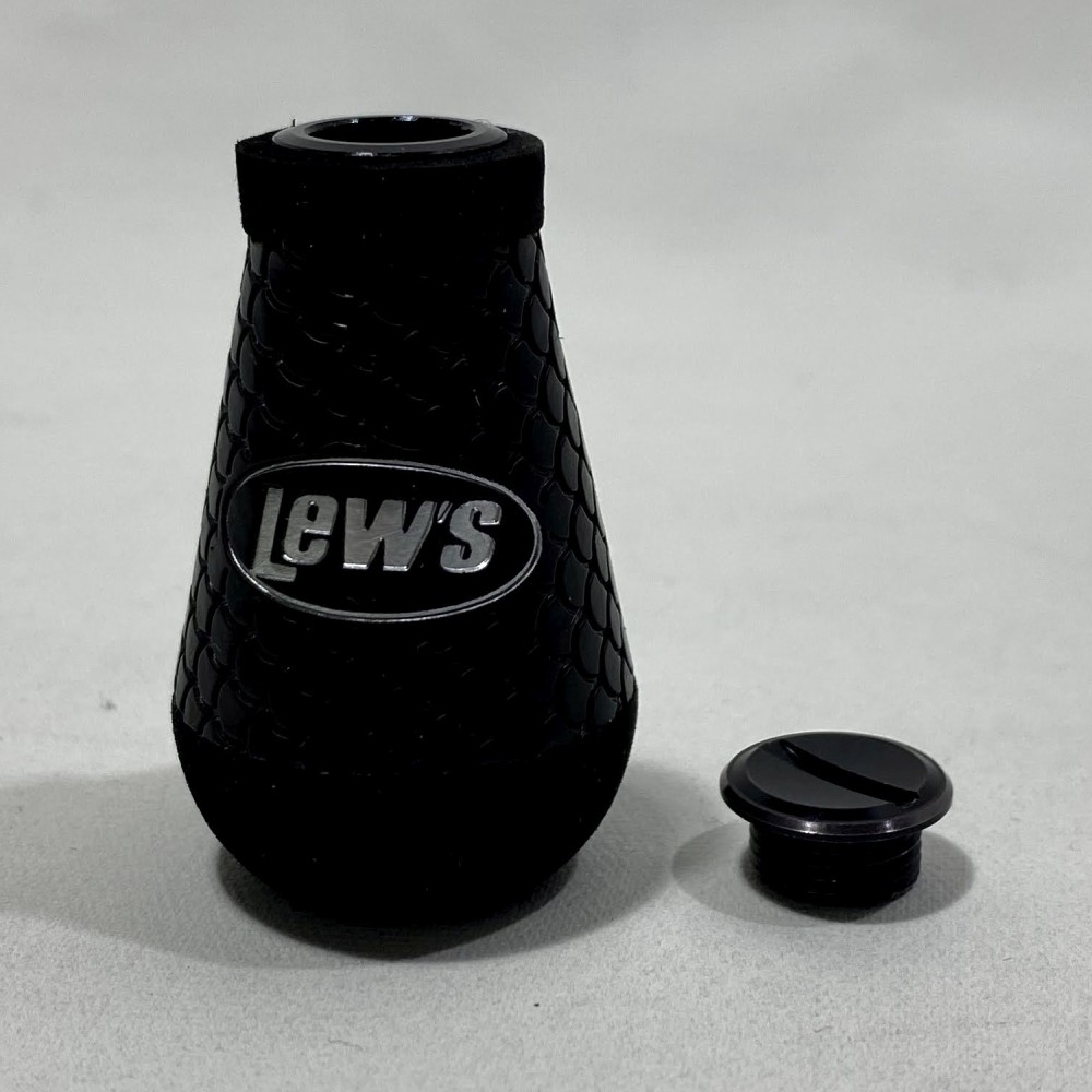 Lew's Cssrkcr Custom Speed Handle Knob Standard Round Winn Grip Red for sale online 
